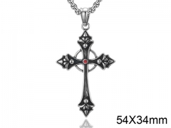 HY Wholesale Jewelry Stainless Steel Cross Pendant (not includ chain)-HY007P087