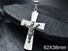 HY Wholesale Jewelry Stainless Steel Cross Pendant (not includ chain)-HY007P332