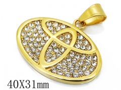 HY Wholesale Jewelry 316L Stainless Steel Pendant-HY13P1233HJW