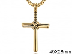 HY Wholesale Jewelry Stainless Steel Cross Pendant (not includ chain)-HY007P082