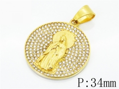HY Wholesale Jewelry 316L Stainless Steel Pendant-HY13P1308HLA