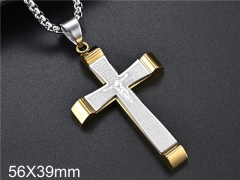 HY Wholesale Jewelry Stainless Steel Cross Pendant (not includ chain)-HY007P136