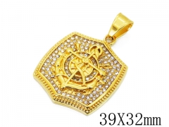 HY Wholesale Jewelry 316L Stainless Steel Pendant-HY13P1159HJV