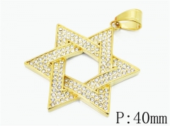 HY Wholesale Jewelry 316L Stainless Steel Pendant-HY13P1177HKQ