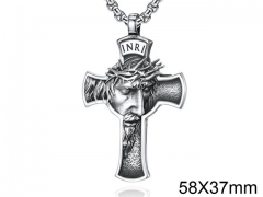 HY Wholesale Jewelry Stainless Steel Cross Pendant (not includ chain)-HY007P100
