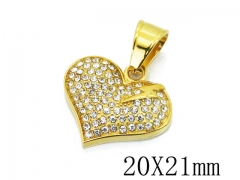 HY Wholesale Jewelry 316L Stainless Steel Pendant-HY13P1160HHL