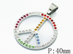HY Wholesale Jewelry 316L Stainless Steel Pendant-HY13P1178HIW