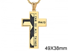 HY Wholesale Jewelry Stainless Steel Cross Pendant (not includ chain)-HY007P338