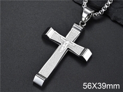 HY Wholesale Jewelry Stainless Steel Cross Pendant (not includ chain)-HY007P135
