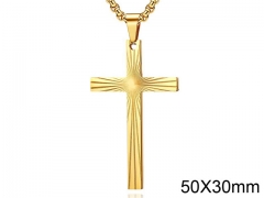HY Wholesale Jewelry Stainless Steel Cross Pendant (not includ chain)-HY007P121