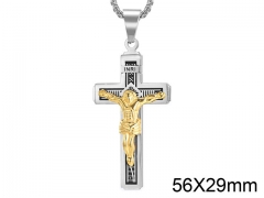 HY Wholesale Jewelry Stainless Steel Cross Pendant (not includ chain)-HY007P344