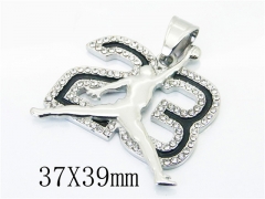 HY Wholesale Jewelry 316L Stainless Steel Pendant-HY13P1352HJD