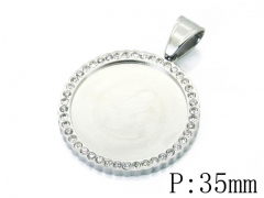HY Wholesale Jewelry 316L Stainless Steel Pendant-HY13P1363HHX