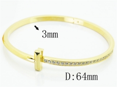 HY Wholesale Stainless Steel 316L Bangle-HY14B0217IHS