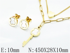 HY Wholesale 316L Stainless Steel jewelry Set-HY02S2833HMS