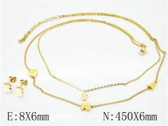 HY Wholesale 316L Stainless Steel jewelry Set-HY02S2834HLA
