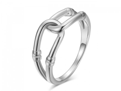 HY Wholesale 316L Stainless Steel Hollow Rings-HY007R278