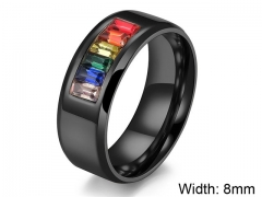 HY Wholesale 316L Stainless Steel Rings-HY007R002