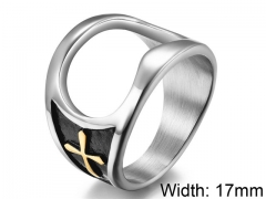 HY Wholesale 316L Stainless Steel Religion Rings-HY007R071