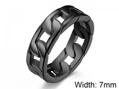HY Wholesale 316L Stainless Steel Hollow Rings-HY007R329