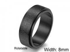 HY Wholesale 316L Stainless Steel Religion Rings-HY007R095