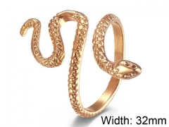 HY Wholesale Jewelry Stainless Steel 316L Animal Rings-HY007R214