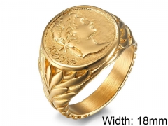HY Wholesale 316L Stainless Steel Religion Rings-HY007R196