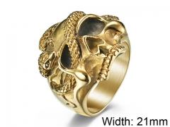 HY Wholesale Jewelry Stainless Steel 316L Animal Rings-HY007R283