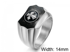 HY Wholesale 316L Stainless Steel Religion Rings-HY007R274