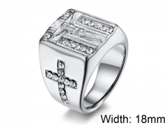 HY Wholesale 316L Stainless Steel Religion Rings-HY007R129