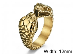 HY Wholesale Jewelry Stainless Steel 316L Animal Rings-HY007R246