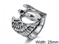HY Wholesale 316L Stainless Steel Religion Rings-HY007R145