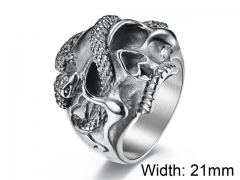 HY Wholesale Jewelry Stainless Steel 316L Animal Rings-HY007R282