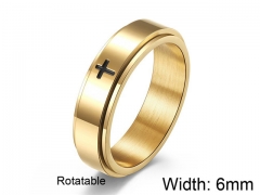 HY Wholesale 316L Stainless Steel Religion Rings-HY007R075