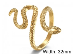 HY Wholesale Jewelry Stainless Steel 316L Animal Rings-HY007R215