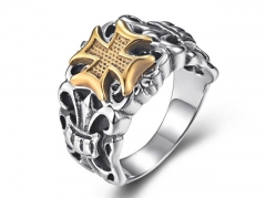 HY Wholesale 316L Stainless Steel Religion Rings-HY007R358