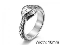 HY Wholesale Jewelry Stainless Steel 316L Animal Rings-HY007R284
