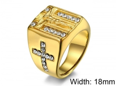 HY Wholesale 316L Stainless Steel Religion Rings-HY007R130