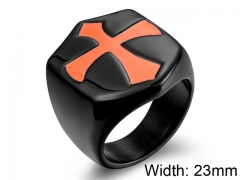 HY Wholesale 316L Stainless Steel Religion Rings-HY007R346