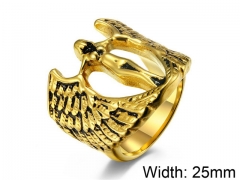 HY Wholesale 316L Stainless Steel Religion Rings-HY007R146