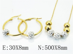 HY Wholesale 316L Stainless Steel jewelry Set-HY58S0791HXX