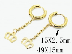 HY Wholesale 316L Stainless Steel Earrings-HY58E1606KZ