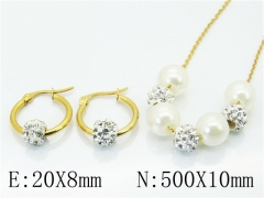 HY Wholesale 316L Stainless Steel jewelry Set-HY58S0790HVV