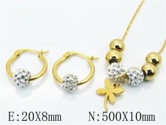 HY Wholesale 316L Stainless Steel jewelry Set-HY58S0788HHE