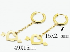 HY Wholesale 316L Stainless Steel Earrings-HY58E1608KT