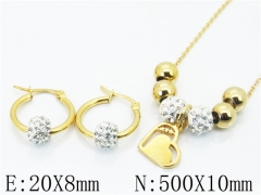 HY Wholesale 316L Stainless Steel jewelry Set-HY58S0789HHQ