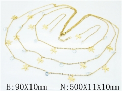 HY Wholesale 316L Stainless Steel Fashion jewelry Set-HY59S1822IHT