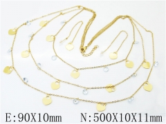 HY Wholesale 316L Stainless Steel Fashion jewelry Set-HY59S1767IHA