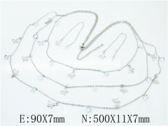 HY Wholesale 316L Stainless Steel Fashion jewelry Set-HY59S1813HPV