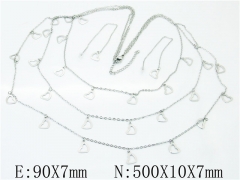 HY Wholesale 316L Stainless Steel Fashion jewelry Set-HY59S1795HPS